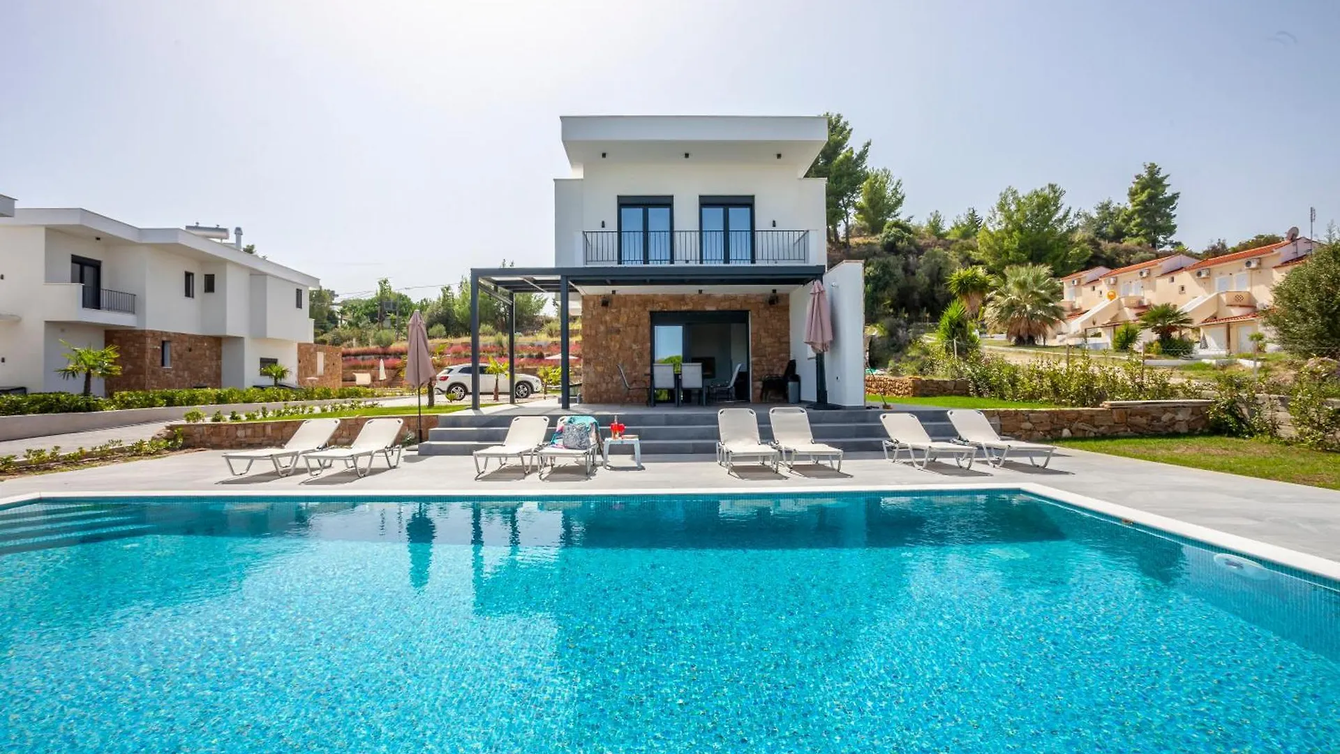 Megan Luxury Villa With Private Pool Pefkochori Greece